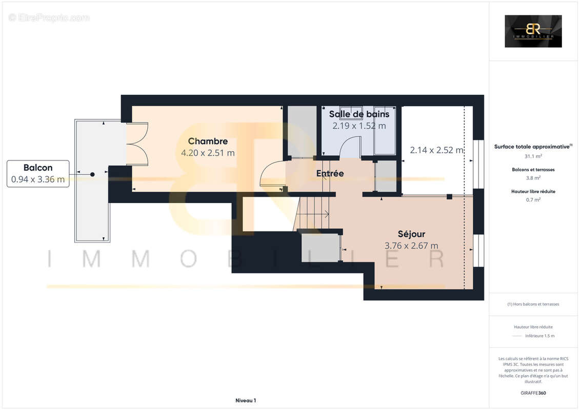 Appartement à PARIS-15E