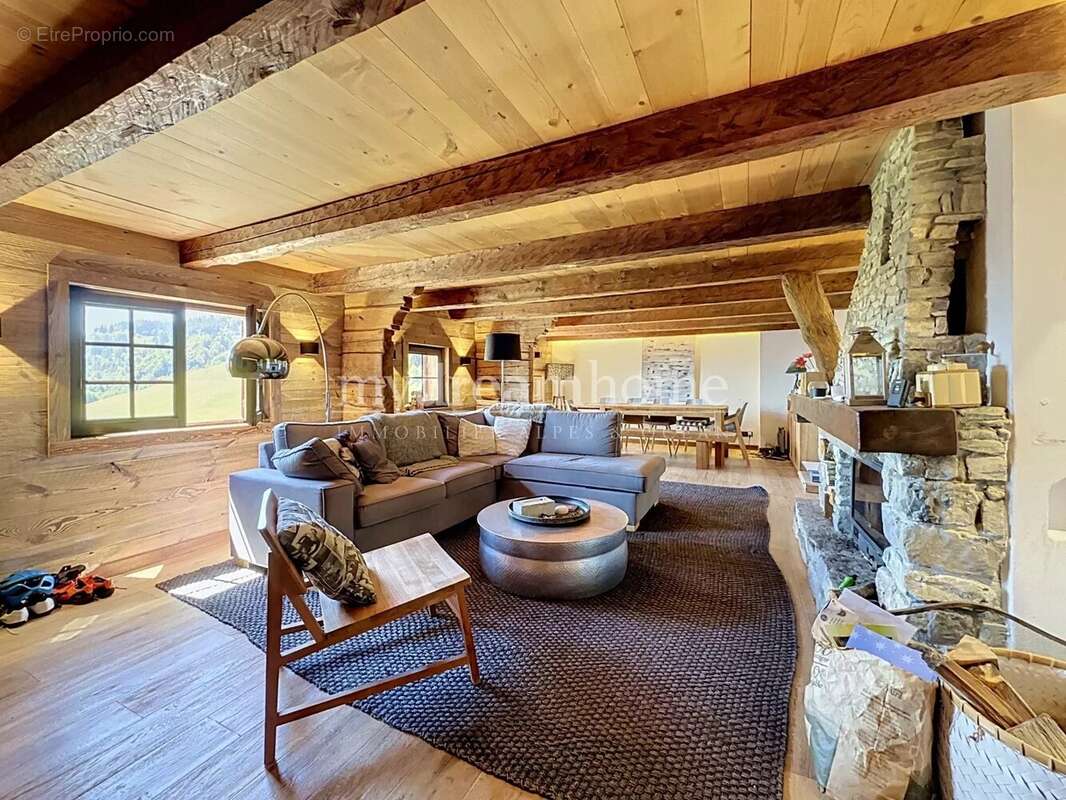 Rare ! exclusivite : chalet d alpage vue mont blanc sur les hauteurs de saint nicolas la chapelle (73590) - photo 4