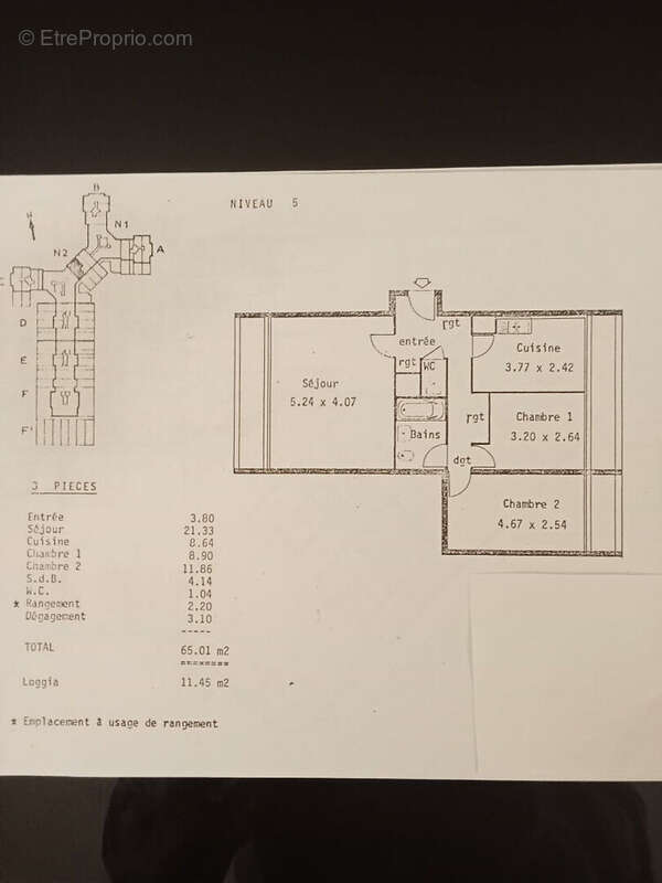 Appartement à NANTERRE