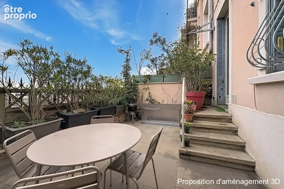 A vendre caluire appartement t4 terrasse - photo 2