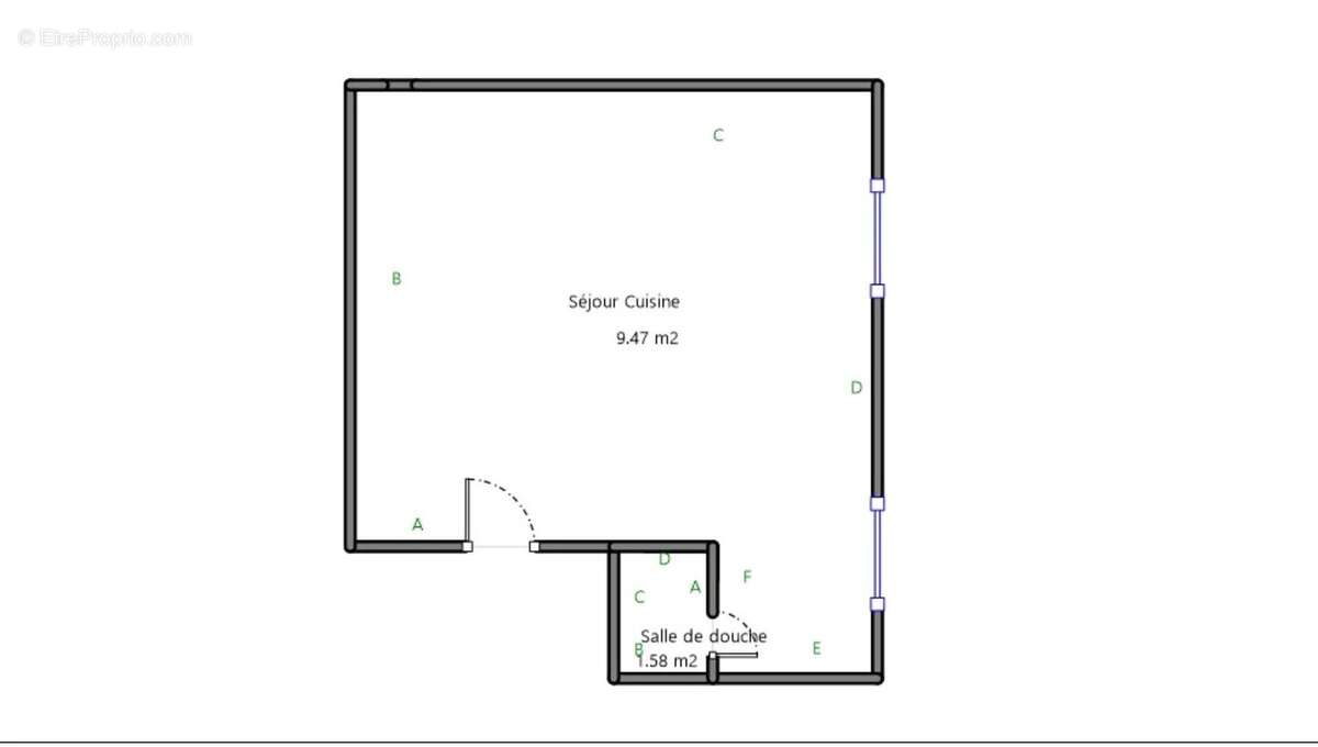 Gobelins - Studio de 12,5 m² - photo 11