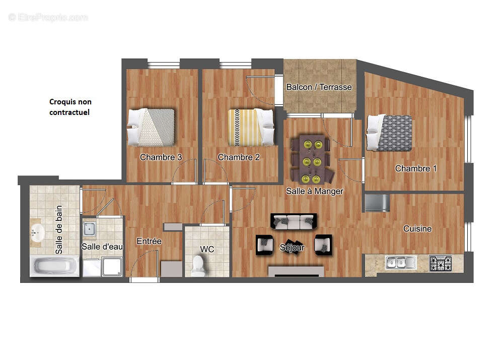 Appartement à NANTERRE