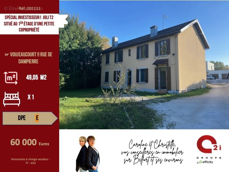 Appartement à VOUJEAUCOURT