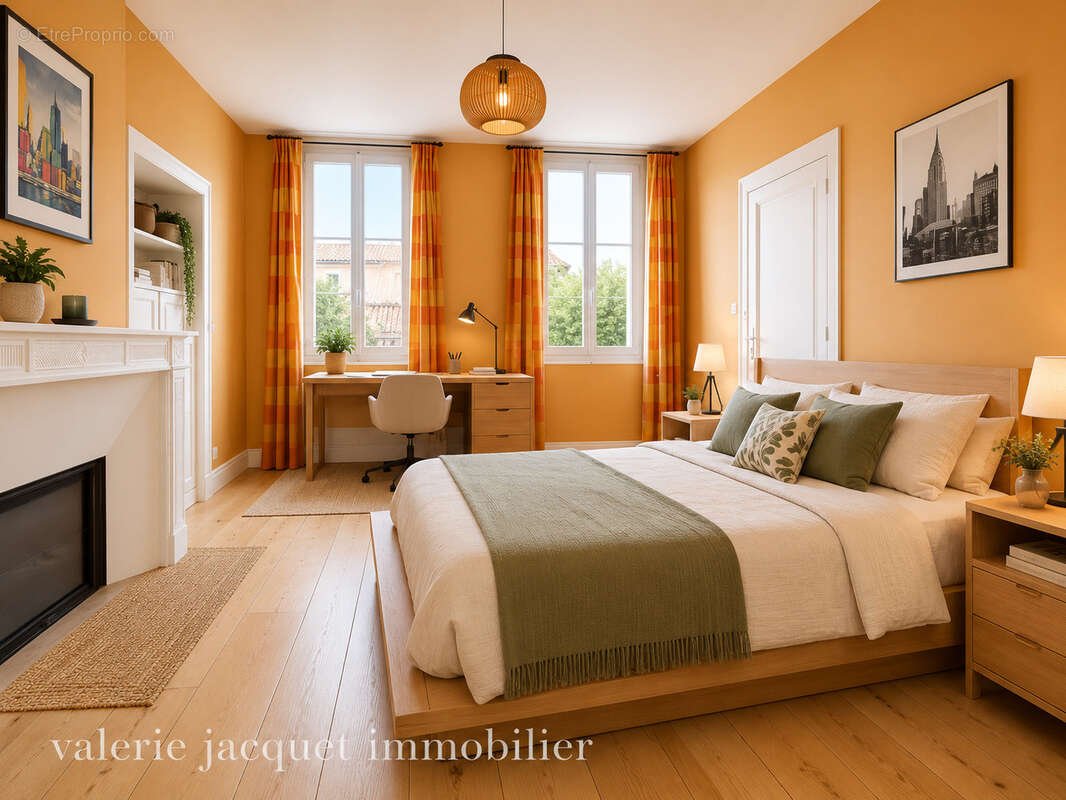 Maison bourgeoise de caractère avec jardin et cave voûtée   Centre de Coutras - photo 14