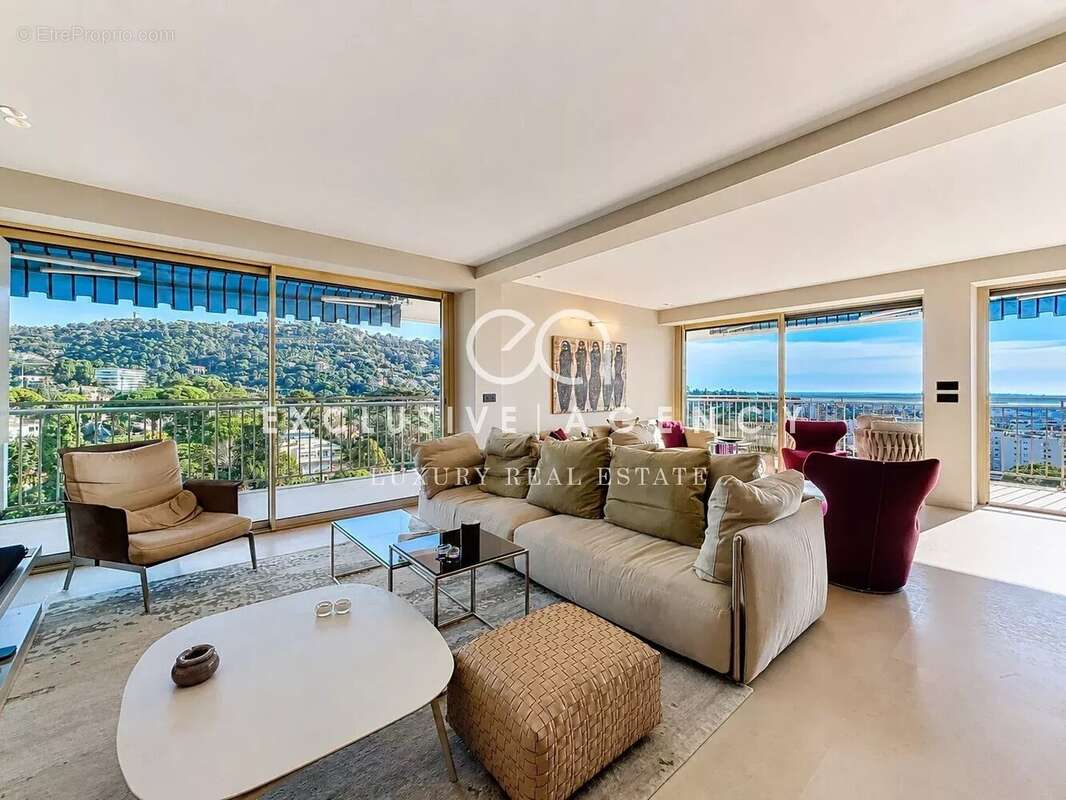 CANNES  Appartement 4 pièces 112m² à vendre Terrasse 53m² Vue mer exceptionnelle - photo 3