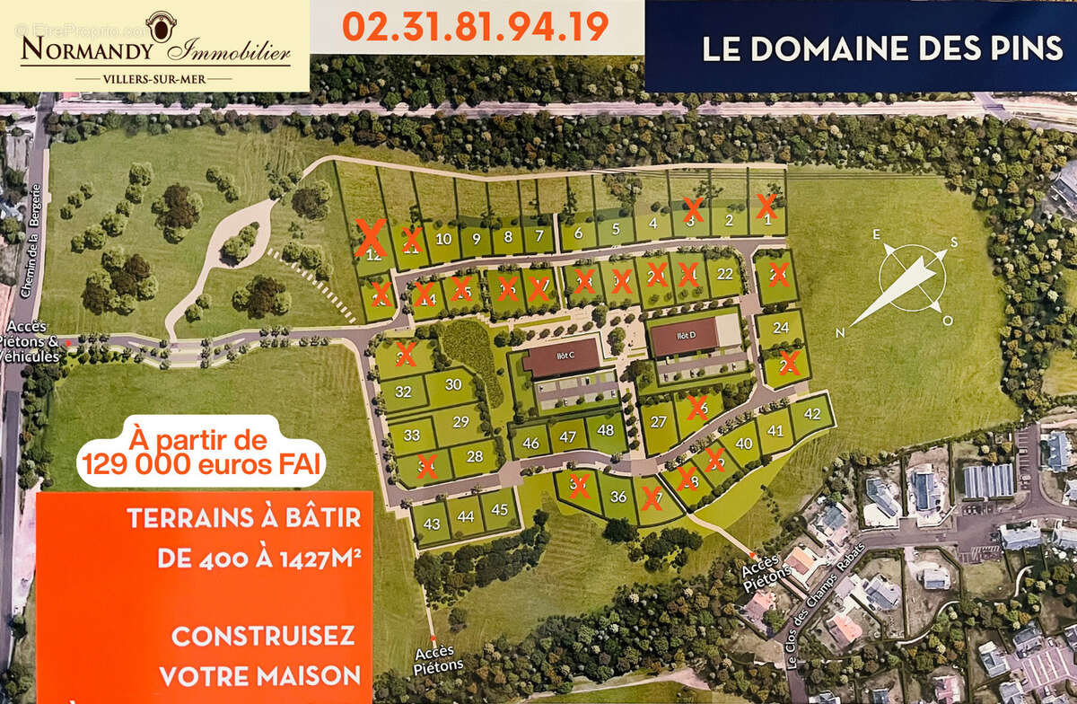 Terrain à VILLERS-SUR-MER