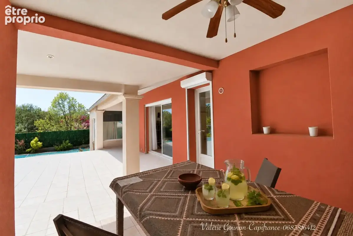 Maison à vendre 6 pièces JUVIGNAC (34)-170m2-3 chambres-Studio-Piscine-Terrain 850m2-Sous-sol-Double Garage - photo 6
