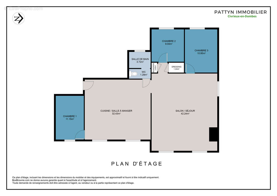 Appartement à NEUVILLE-SUR-SAONE