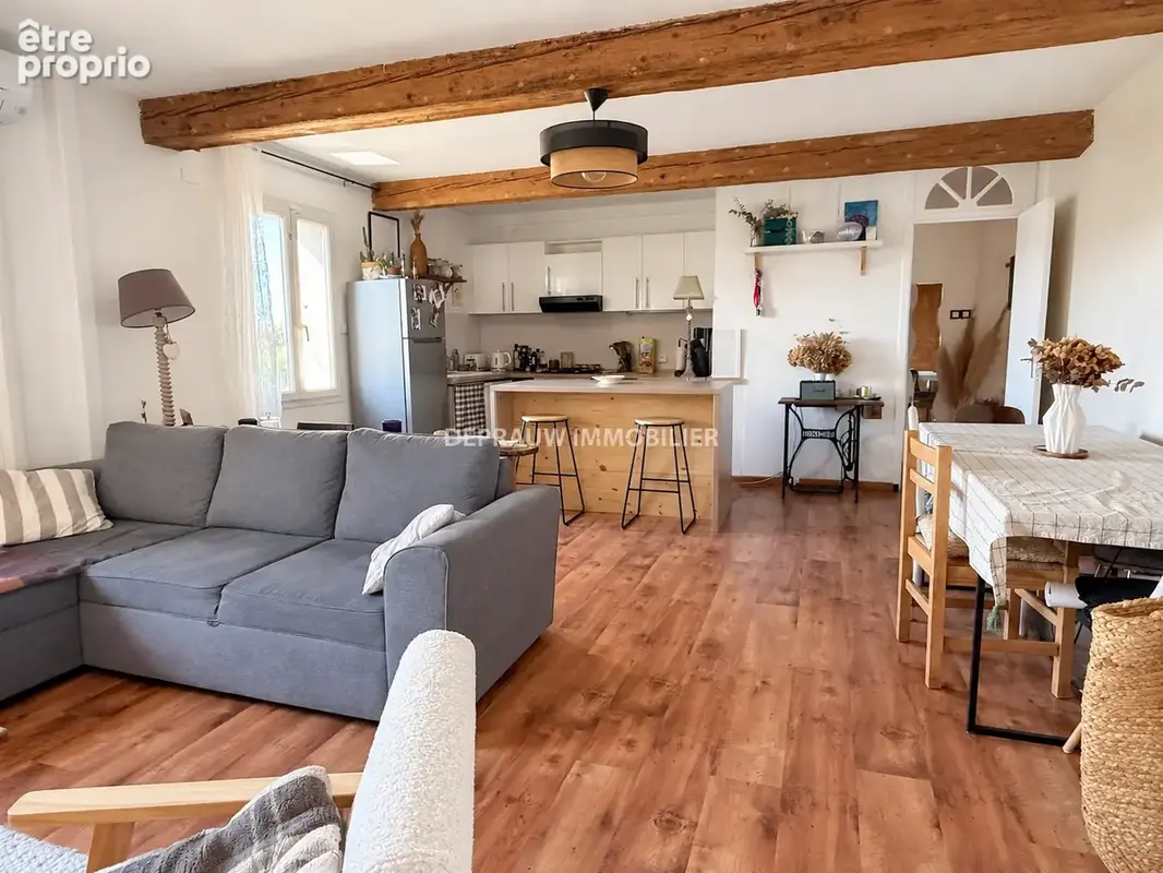 THÉZA - Maison en pierre T3 avec avec grand local et projet de garage autorisé - photo 2