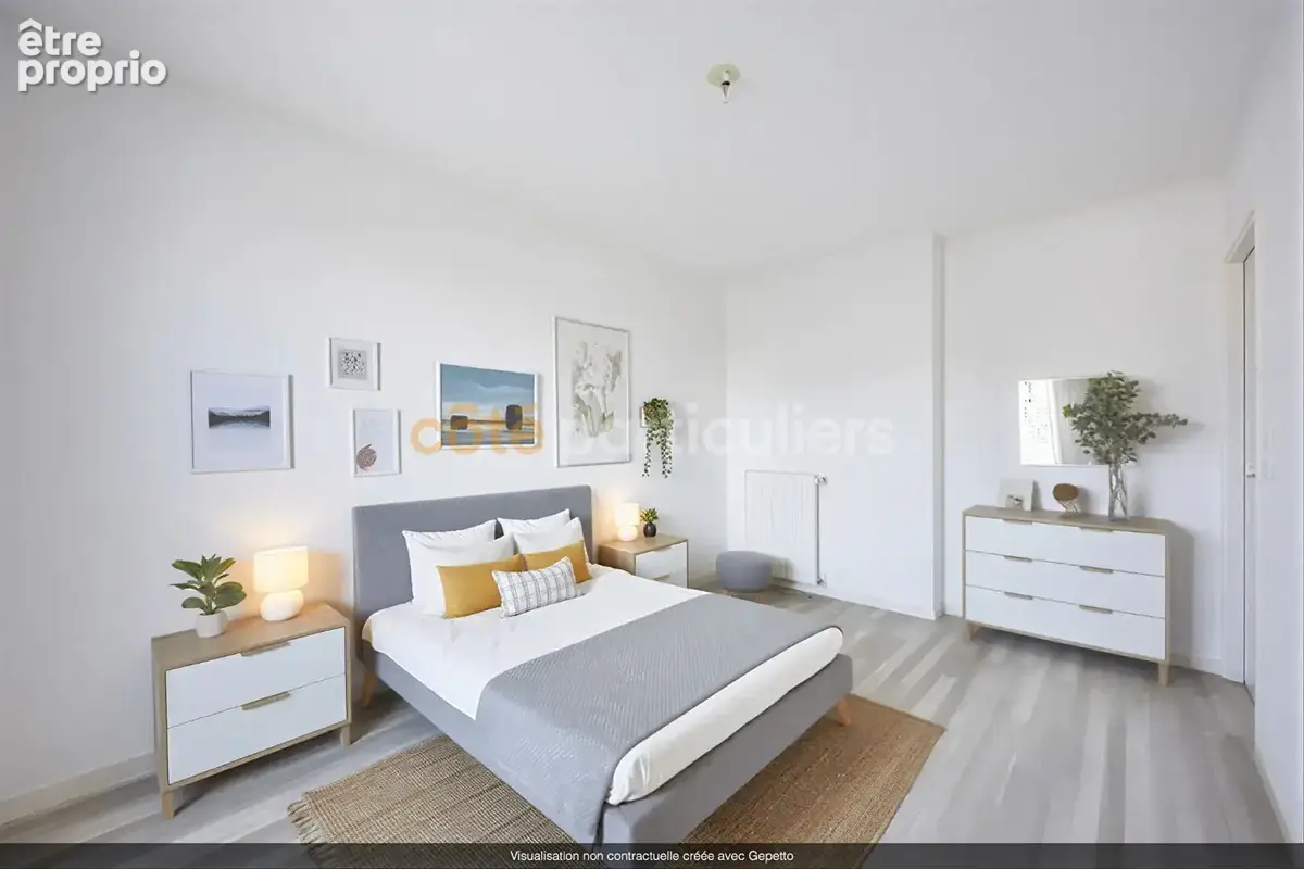 Nantes sud -- appartement t2 -- 43m2 -- balcon -- parking - photo 4