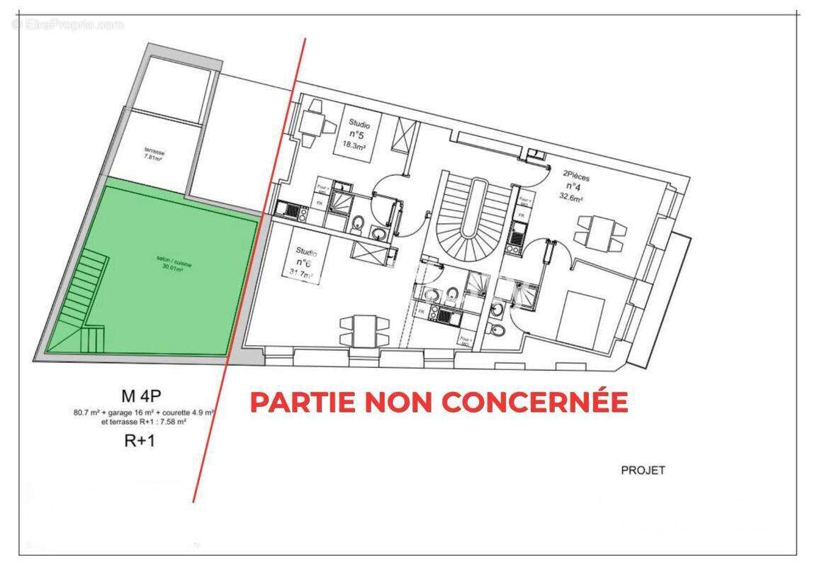 Appartement 23 m² à Bordeaux  - photo 4