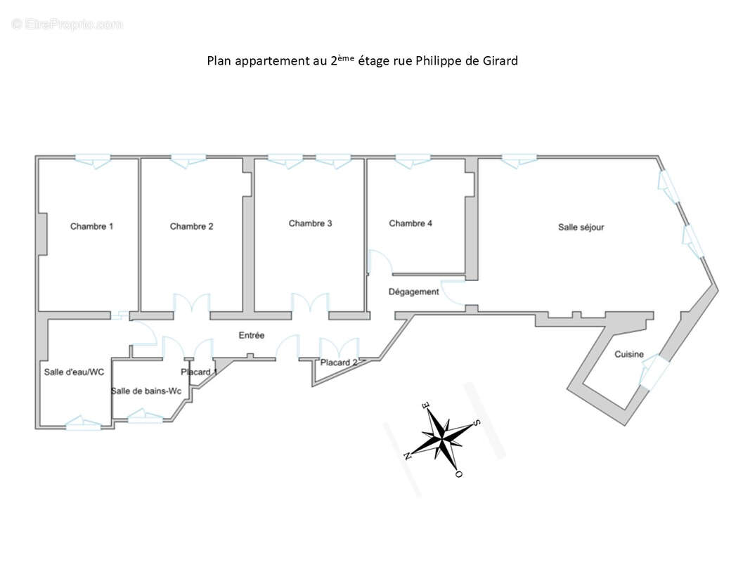 Appartement à PARIS-10E