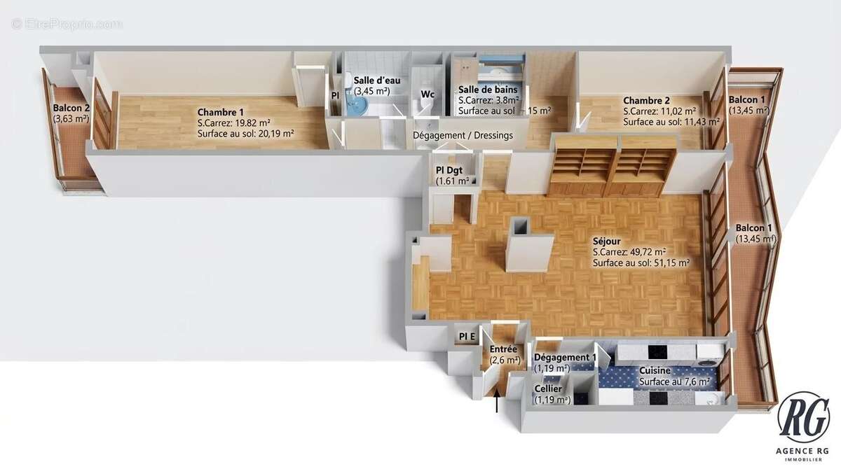 Appartement à SAINT-CLOUD