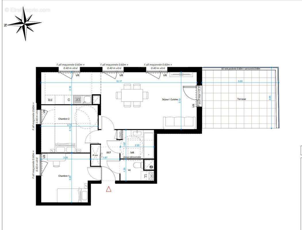 Appartement à FONTAINES-SUR-SAONE
