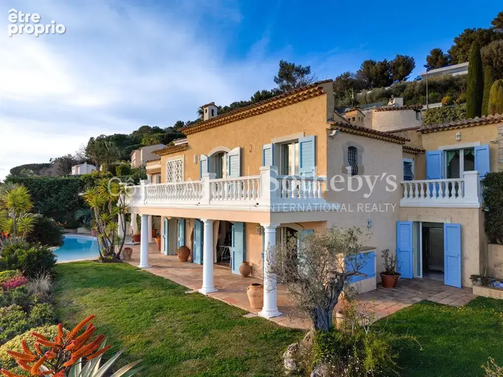 Cannes villa vue mer panoramique îles de Lérins domaine sécurisé avec piscine - photo 13