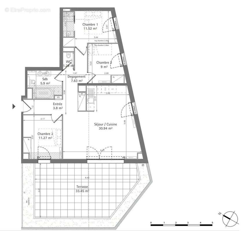 Appartement à BORDEAUX