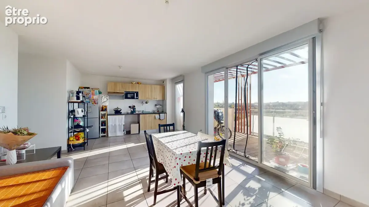 T4 dernier étage 86 m² lumineux  2 extérieurs  DPE A  Investissement clé en main  Villeneuve-Tolosane - photo 2