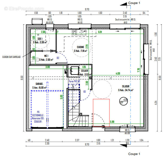 Maison à FAUVILLE-EN-CAUX