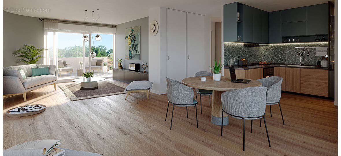 Perpignan / centre : appartement 3 pieces + parking - photo 2