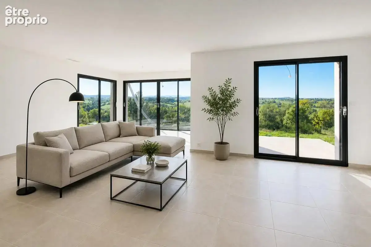 Maison de construction récente de plain-pied, 5 pièces de 135 m² à Tauves - photo 6