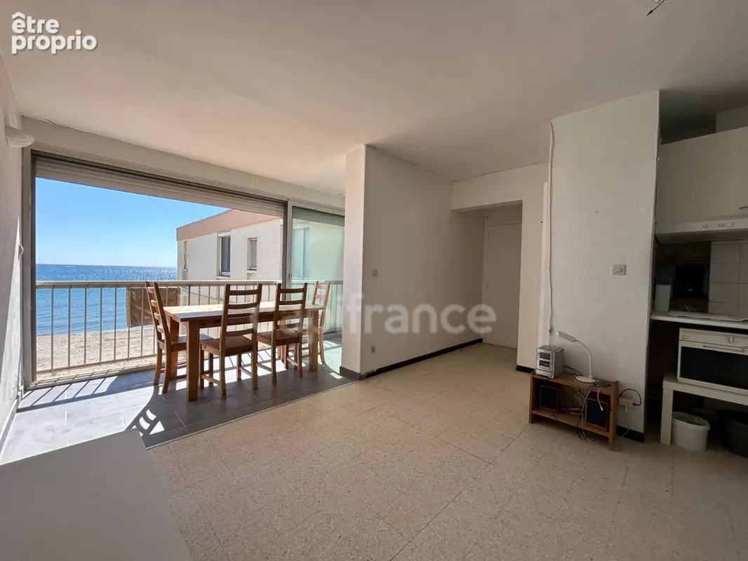 Appartement à vendre 2 pièces palavas les flots (34) première ligne – t2 traversant – vue mer exceptionnelle – accès direct plag - photo 3
