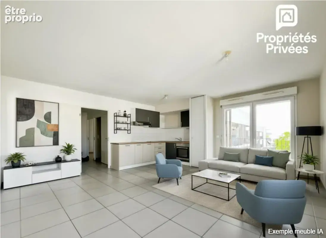 Appartement T3 avec terrasse dans une résidence sécurisée au coeur du quartier Courréjean à Villenave-d'Ornon - 63m² - 199 900 - photo 2