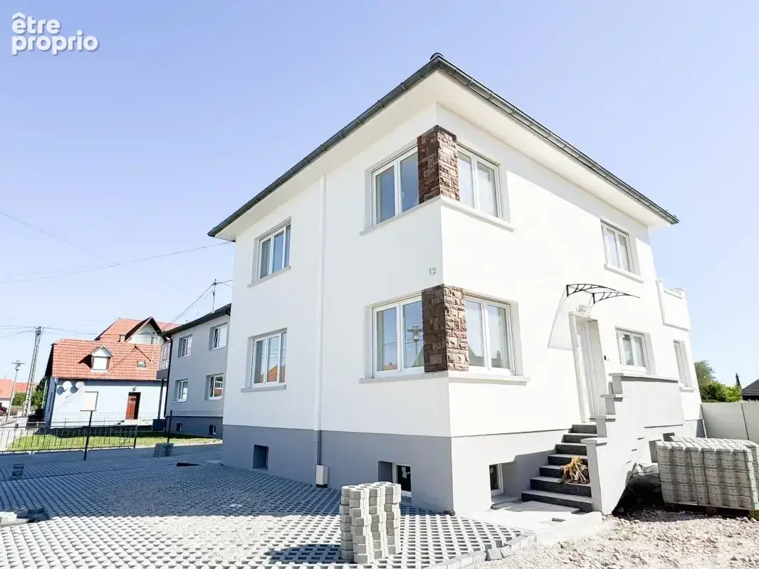 Appartement 4/5 pièces duplex de 84m² garage, parking et jardin au rez-de-chaussée d'une maison Bi-Famille à WEYERSHEIM - photo 9