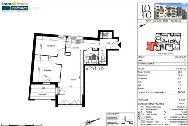 Appartement à MARSEILLE-10E