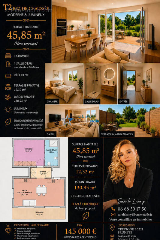 Appartement à CERVIONE