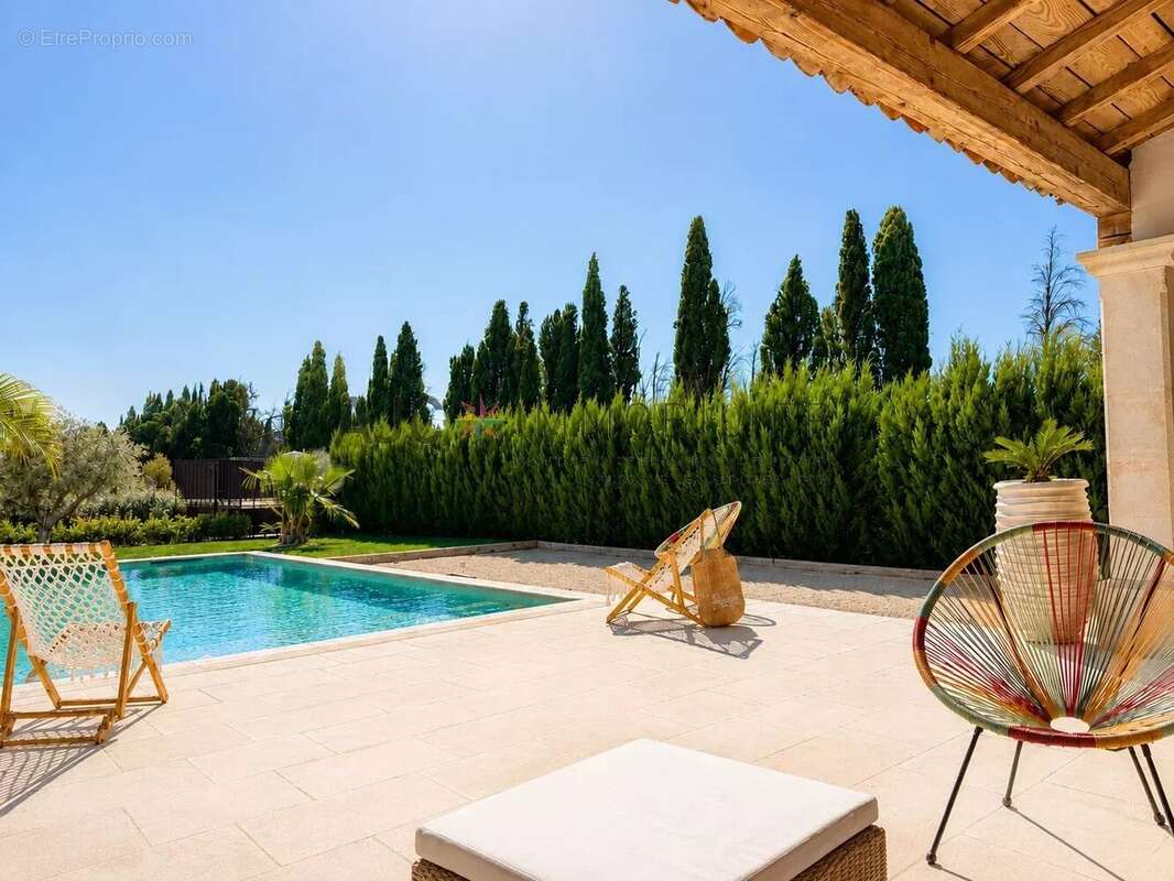 Mas blanc-des-alpilles — mas en pierre rénové en 2025 — 6 km de saint-rémy-de-provence — piscine - photo 5