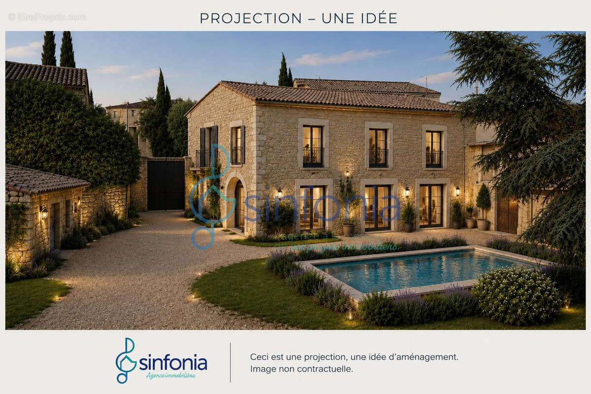 Ancienne remise en pierre à réinventer. Un projet unique au cœur de Saint-Maximin - photo 11
