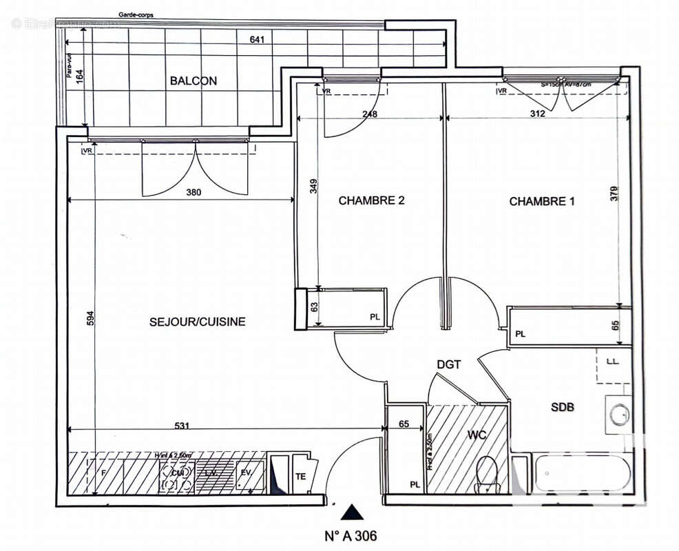 Appartement 60 m² à Frejus  - photo 2