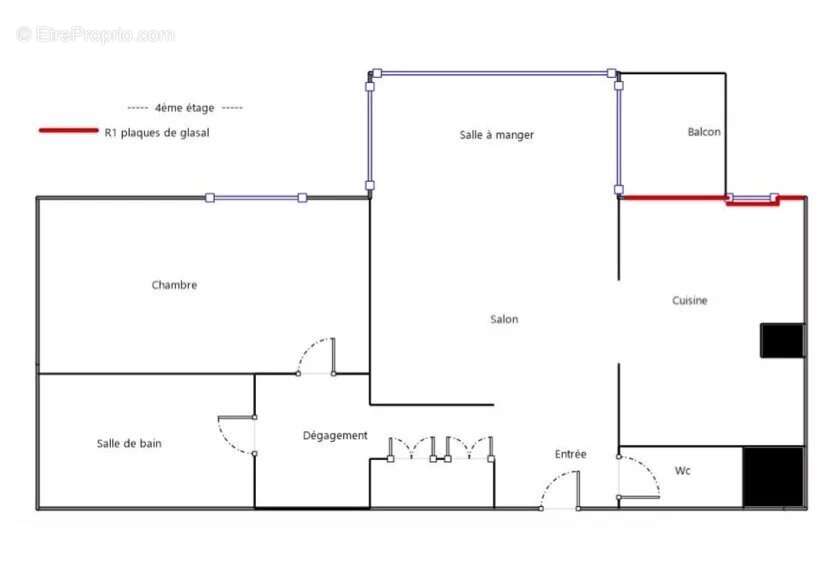 Appartement à PARIS-16E