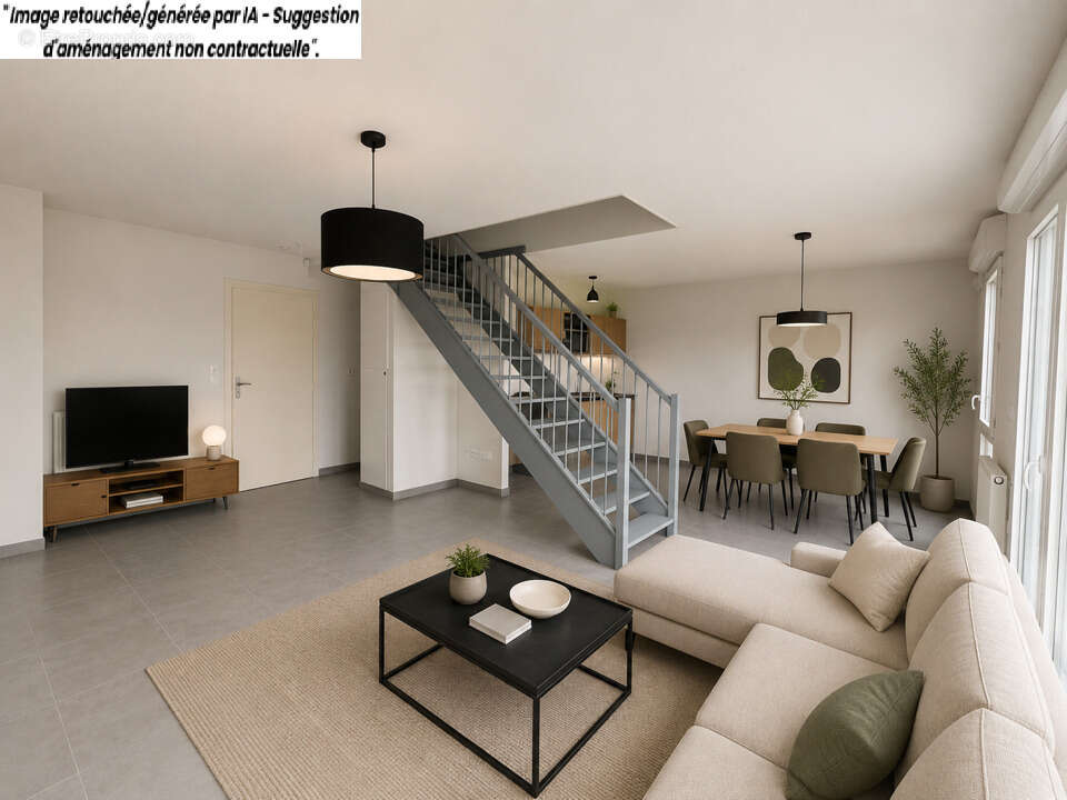 Rare appartement T3 en DUPLEX mesurant 84 M2 au sol à Roques 31120 - photo 6