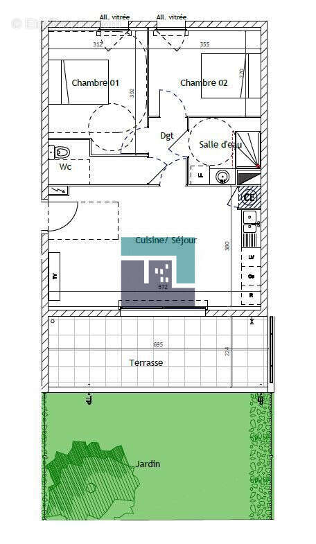 Appartement à CASTELNAU-LE-LEZ