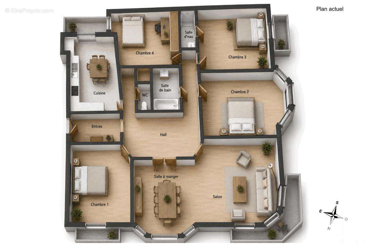 Appartement bourgeois à Annecy — 6 pièces et 4 balcons - photo 19
