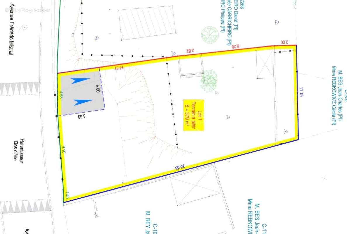 Terrain à LORIOL-DU-COMTAT