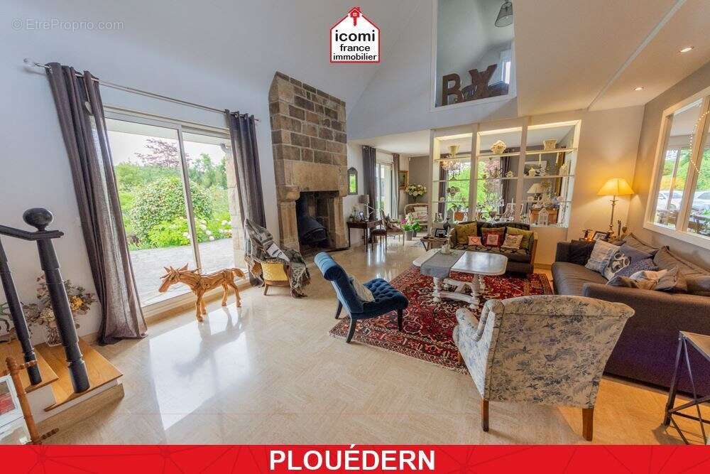 Finistere - plouédern (29800) - a vendre - maison t8/9 290m² - 5 chambres - sous-sol integral - nombreuses possibilites sur terr - photo 4
