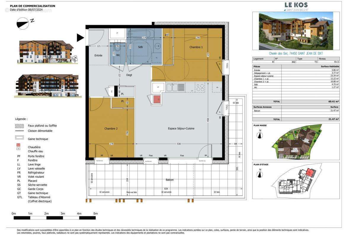 Appartement à SAINT-JEAN-DE-SIXT