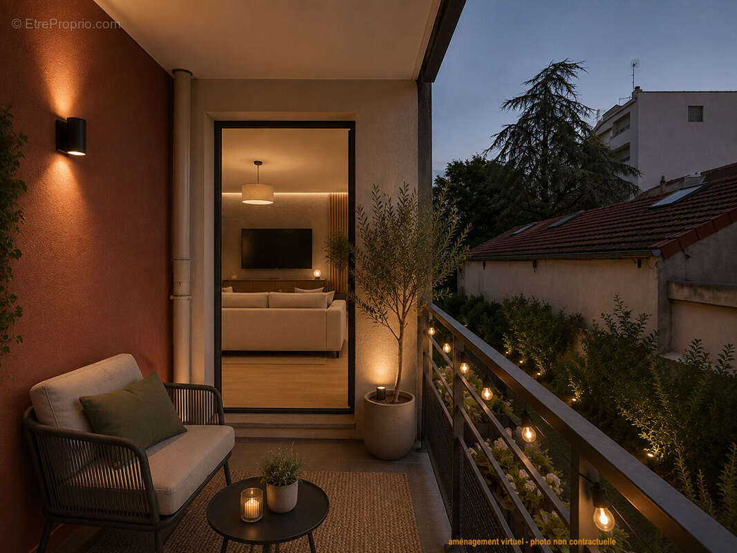 Vente appartement T3 - sans vis à vis - calme - loggia plein Est - photo 3