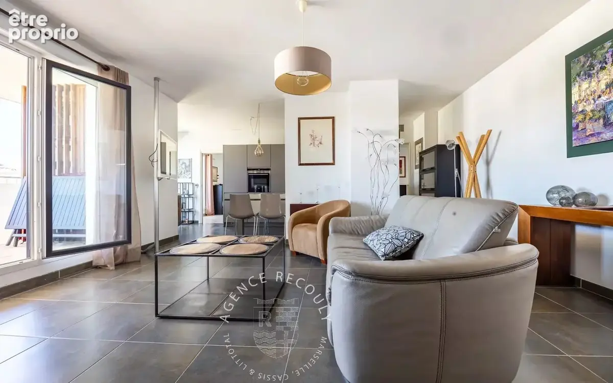 Appartement t4 avec terrasse - les catalans 13007 marseille - photo 4