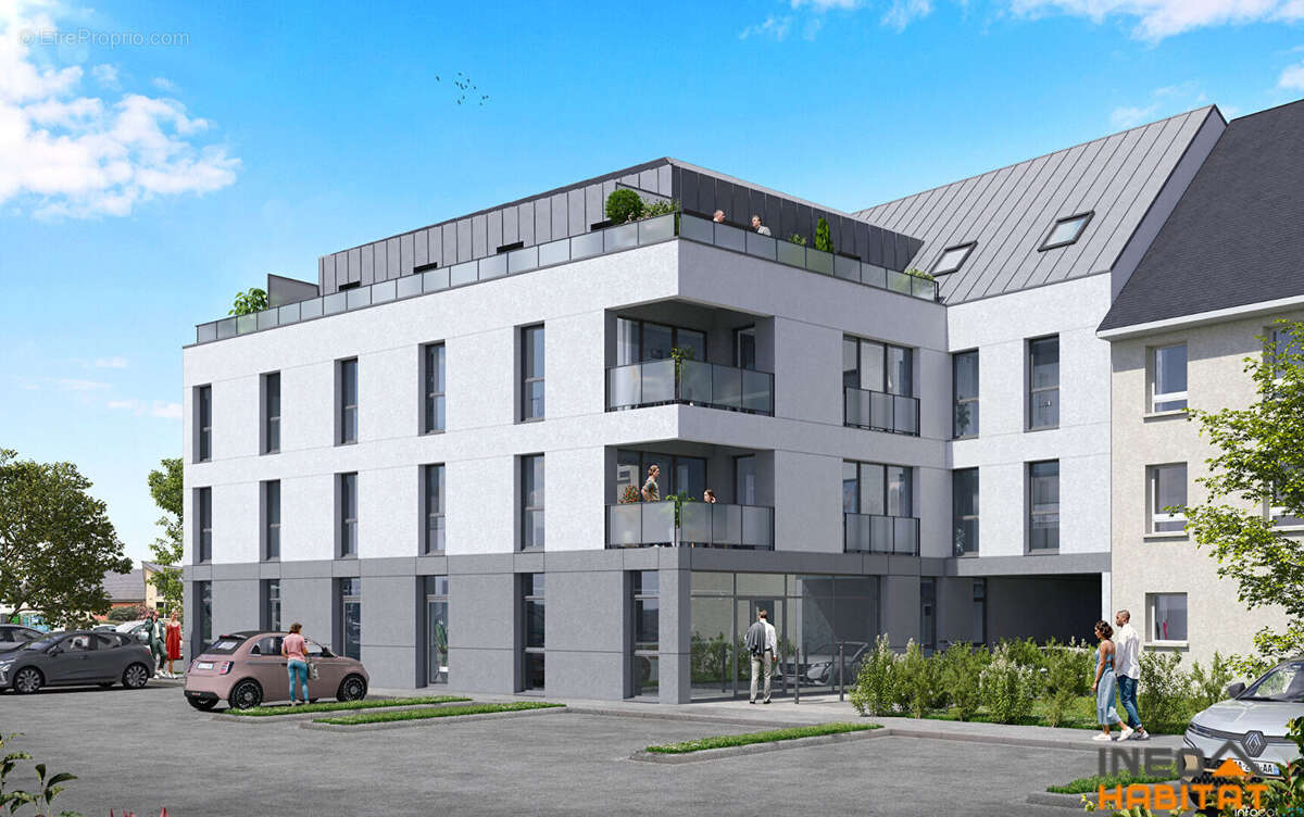 Appartement La Meziere 2 pièce(s) 41.95 m2 - photo 3