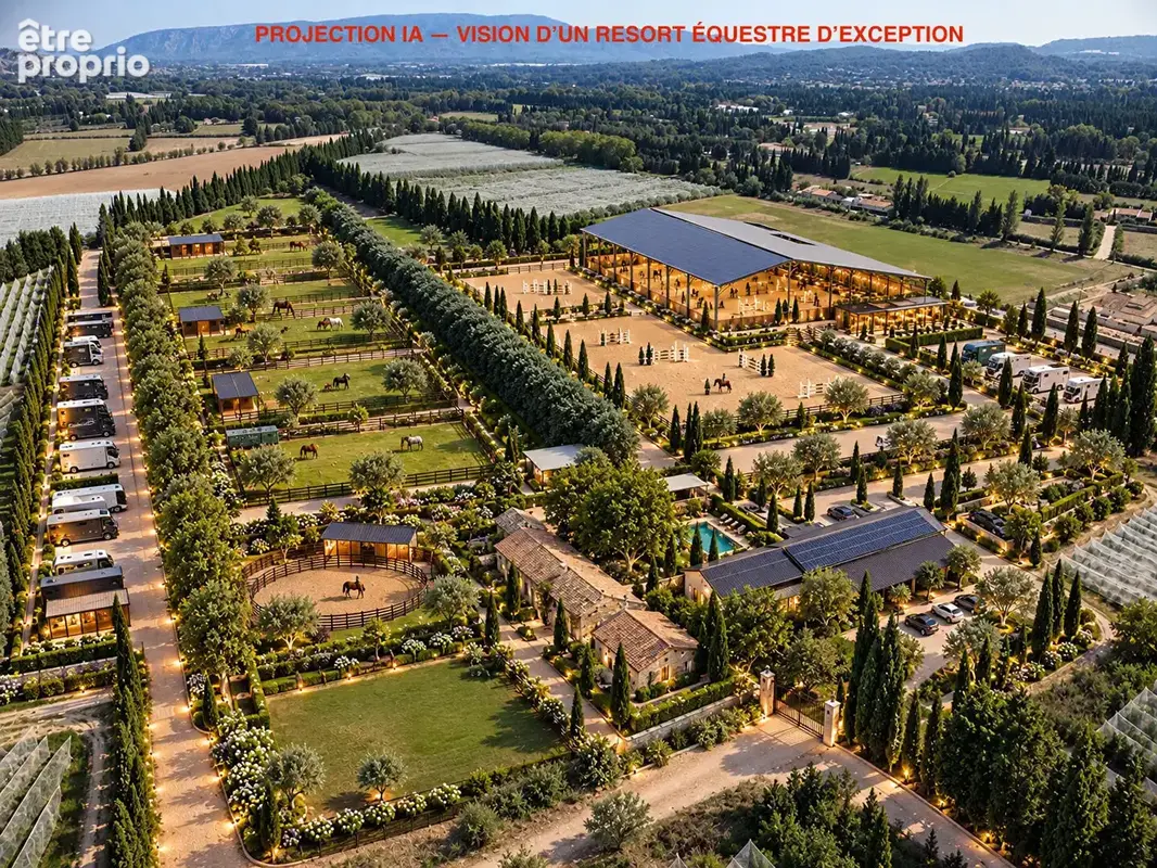 Saint-Andiol ? domaine de 11,5 hectares avec mas provençal, logements, piscine et potentiel de resort équestre - photo 4