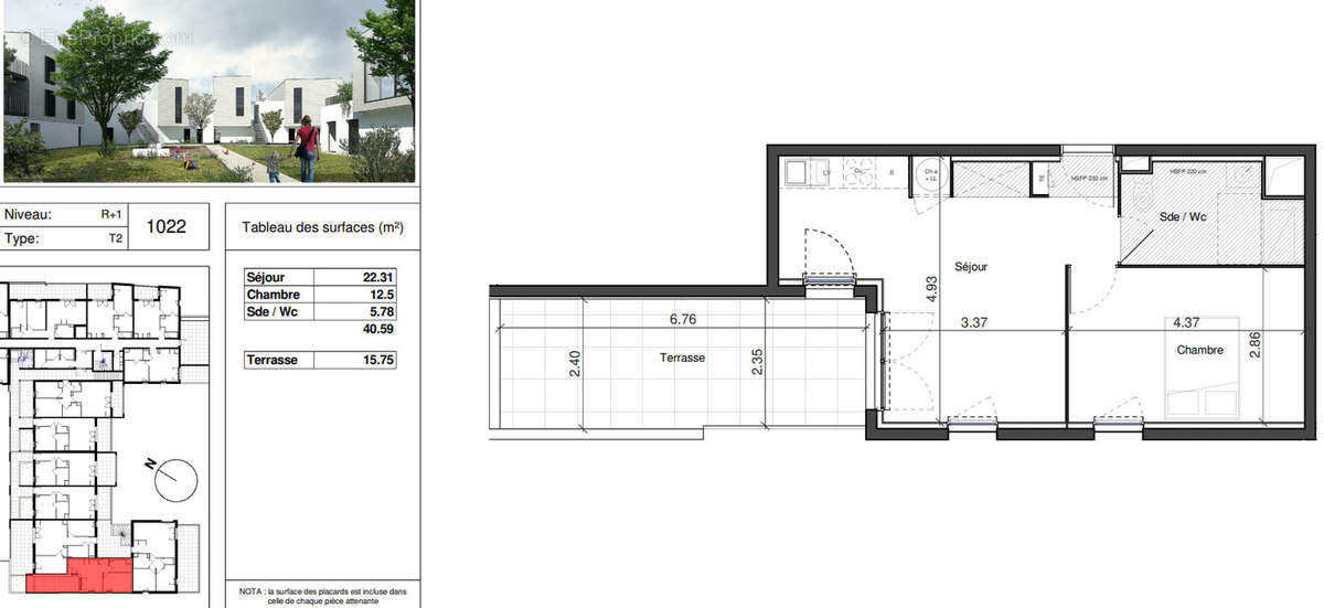 Appartement à MARSILLARGUES
