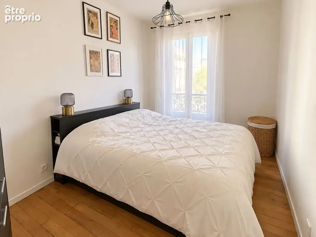 3P 2chbres+ bureau en Duplex 52m² - photo 4