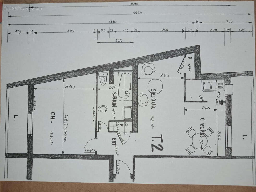 Coeur de ville appartement t2 - photo 13