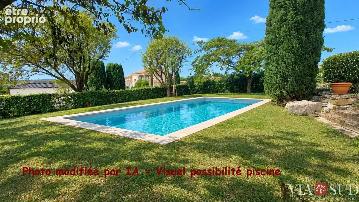 À magalas, maison indépendante avec vue dégagée et terrain piscinable ! - photo 3