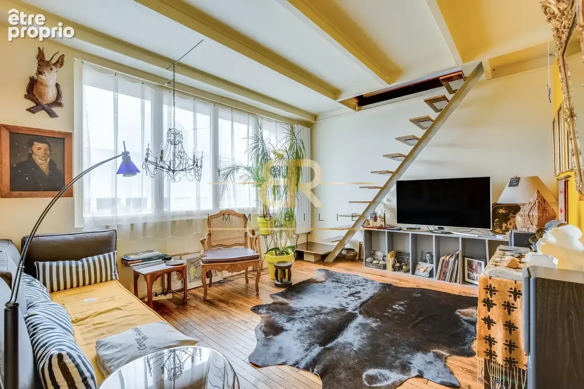 Maison/loft sur trois niveaux (170m2), calme, lumineuse, dans un cadre verdoyant - photo 7