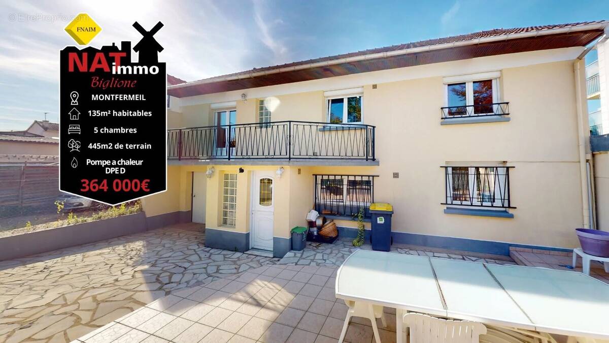 Maison à MONTFERMEIL