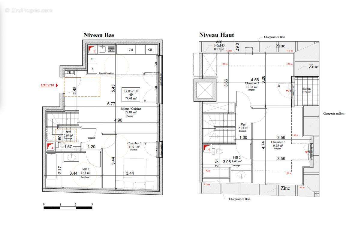 Appartement à CHATENAY-MALABRY
